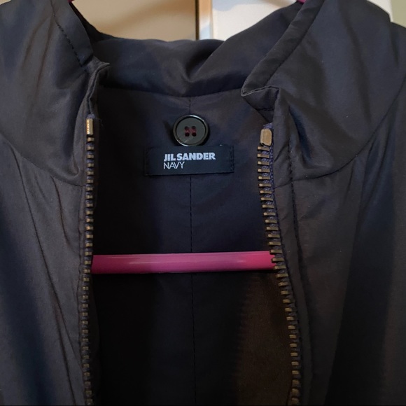 Jil Sander Navy Hooded Jacket Size 36 - Picture 3 of 6